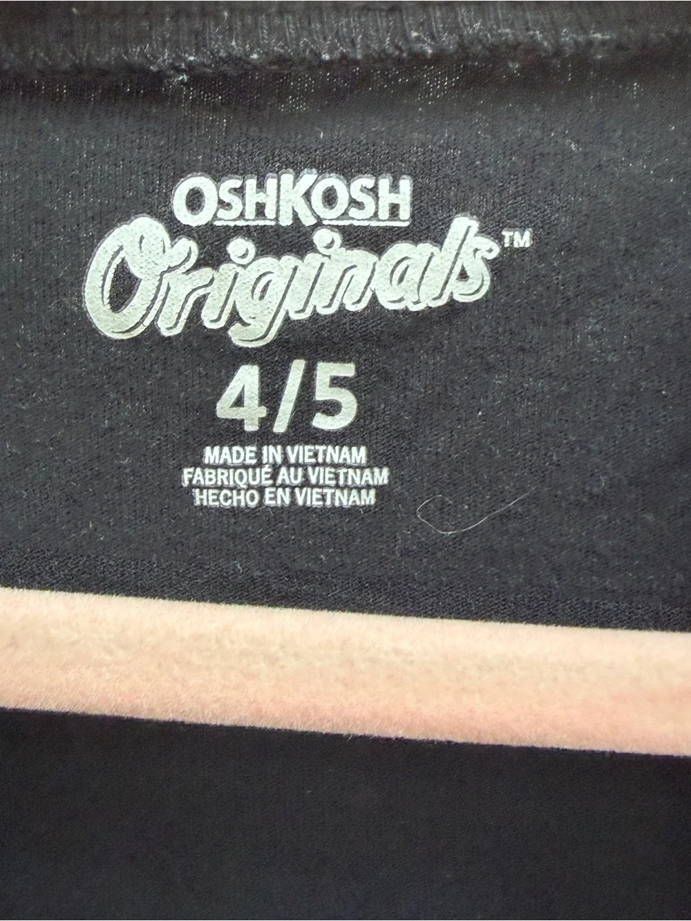 OshKosh B'gosh Girls 4 5 Black Gold Unicorn Short Sleeve Shirt Top Blouse